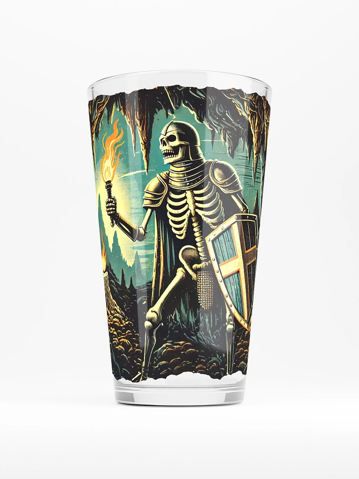 Skeleton Knight Explorer 16 oz Glass - Spooky Glassware product image (1)