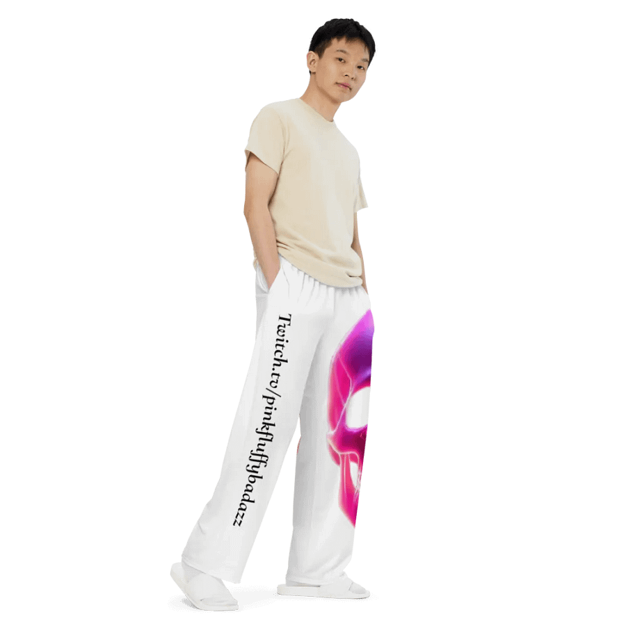 Skull Unisex Wide-Leg Pants product image (6)