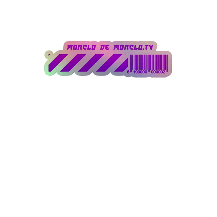 Monclo de Monclo.TV - Holo Sticker product image (1)