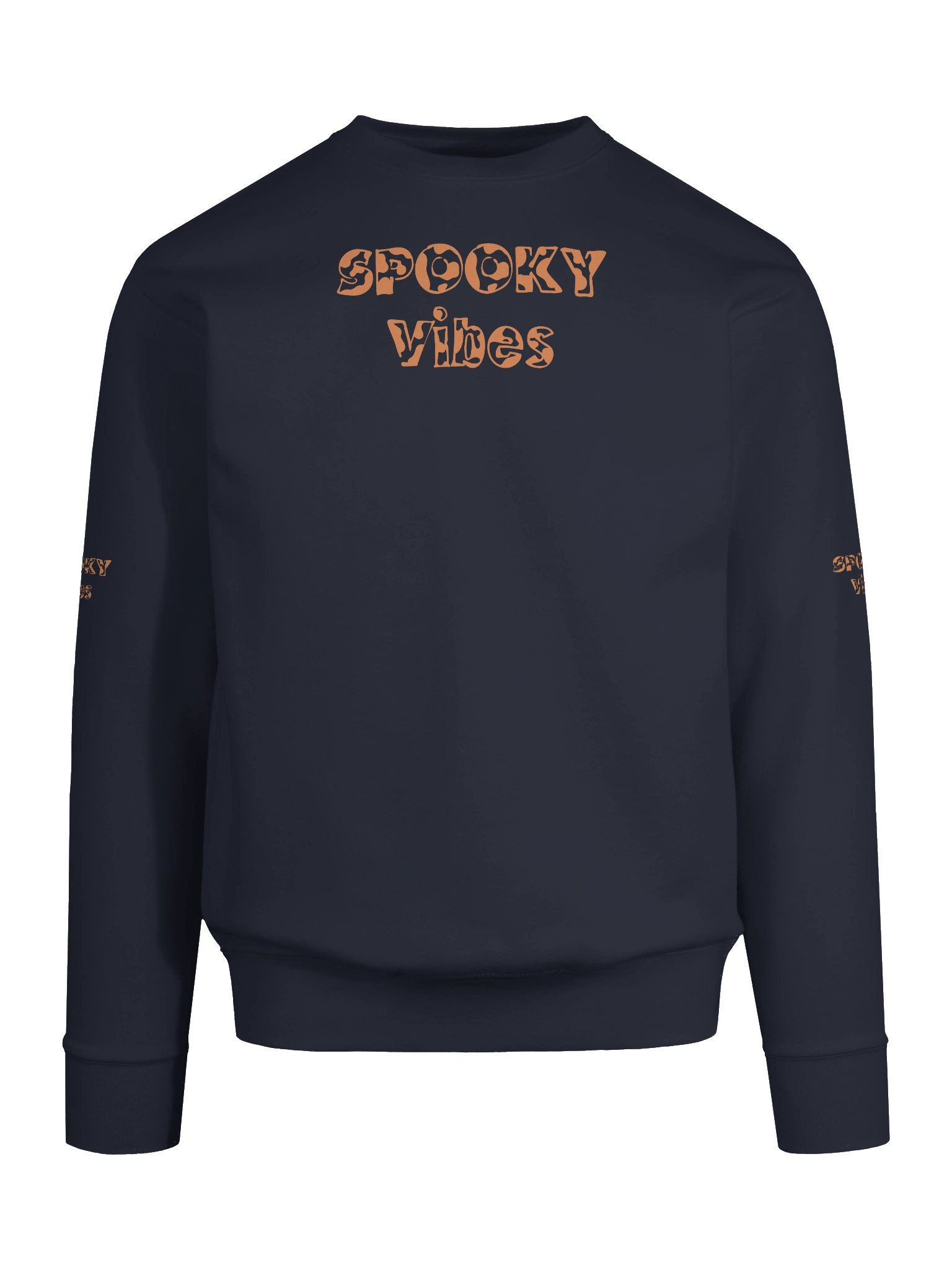 Spooky Vibes Halloween Typography Sweatshirt product image (96)