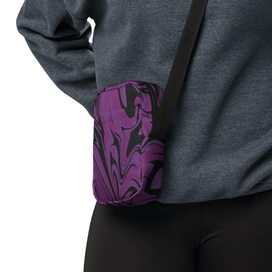 Purple Swirl Utility Crossbody Bag product image (10)