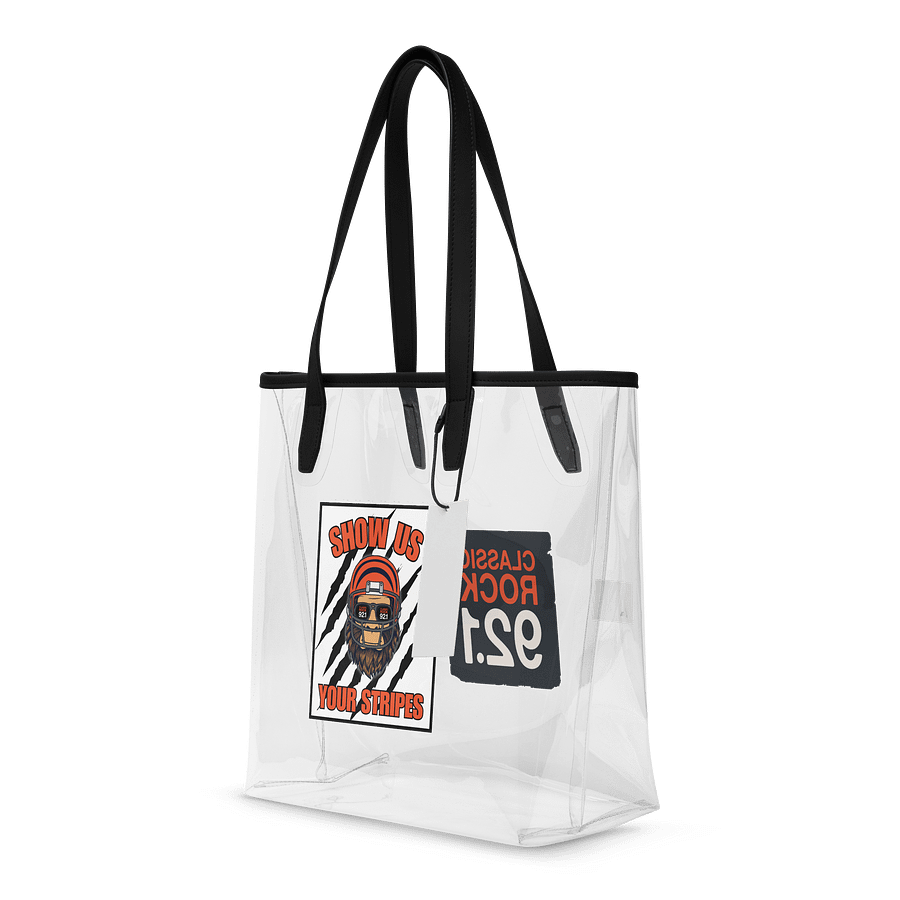 Show Us Your Stripes Clear Tote product image (4)