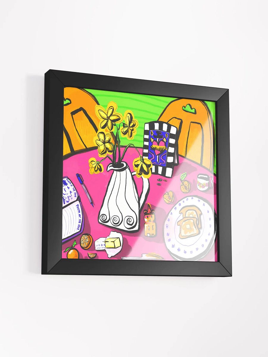 Writer's Breakfast Framed Print product image (3)