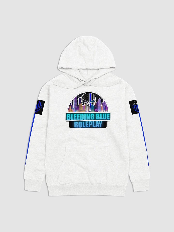Bleeding Blue RolePlay Hoodie Wht product image (1)