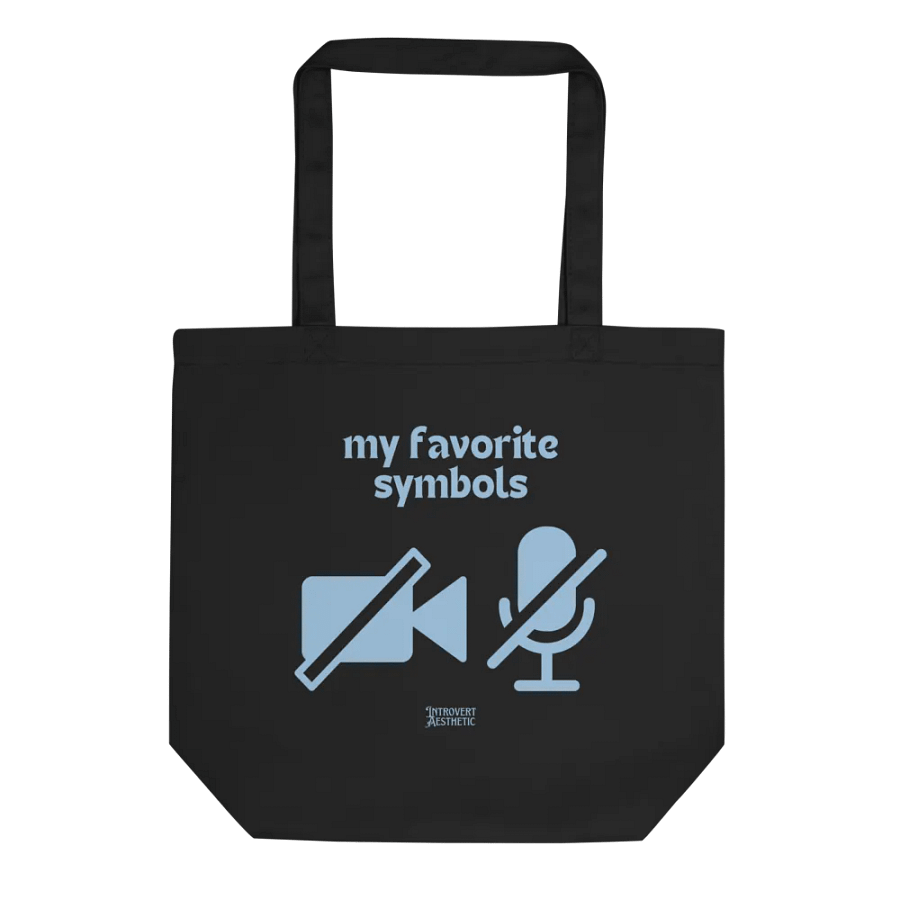 Mute Symbol Statement Tote product image (1)