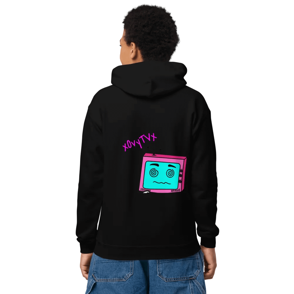 Whimsical TV Face Kids Hoodie product image (1)