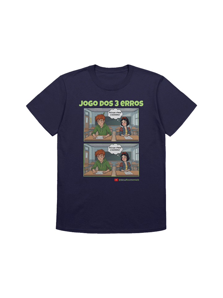 Camiseta Softstyle Clássica (Jogo dos 3 Erros): Peter e Branca de Neve product image (45)