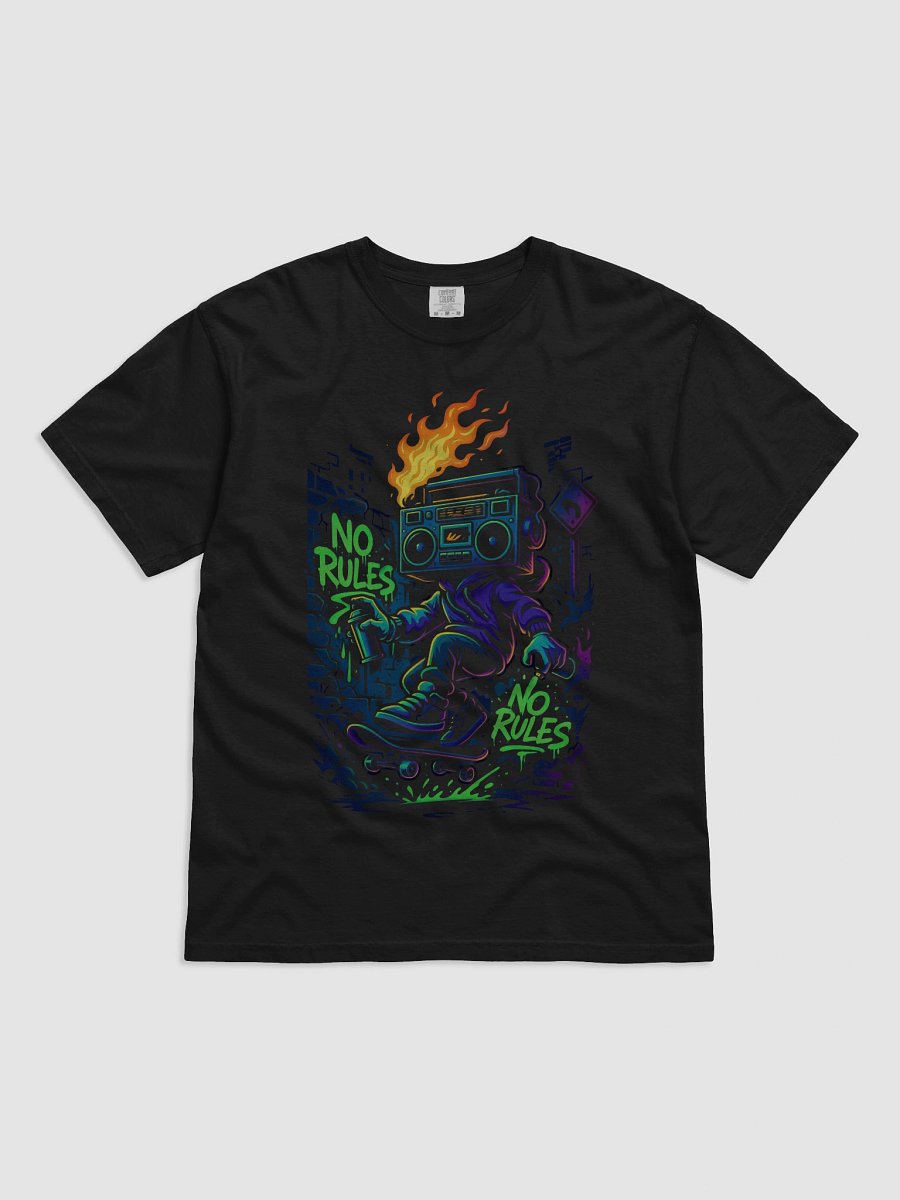 No Rules – Bold Urban Graffiti Text Design product image (1)