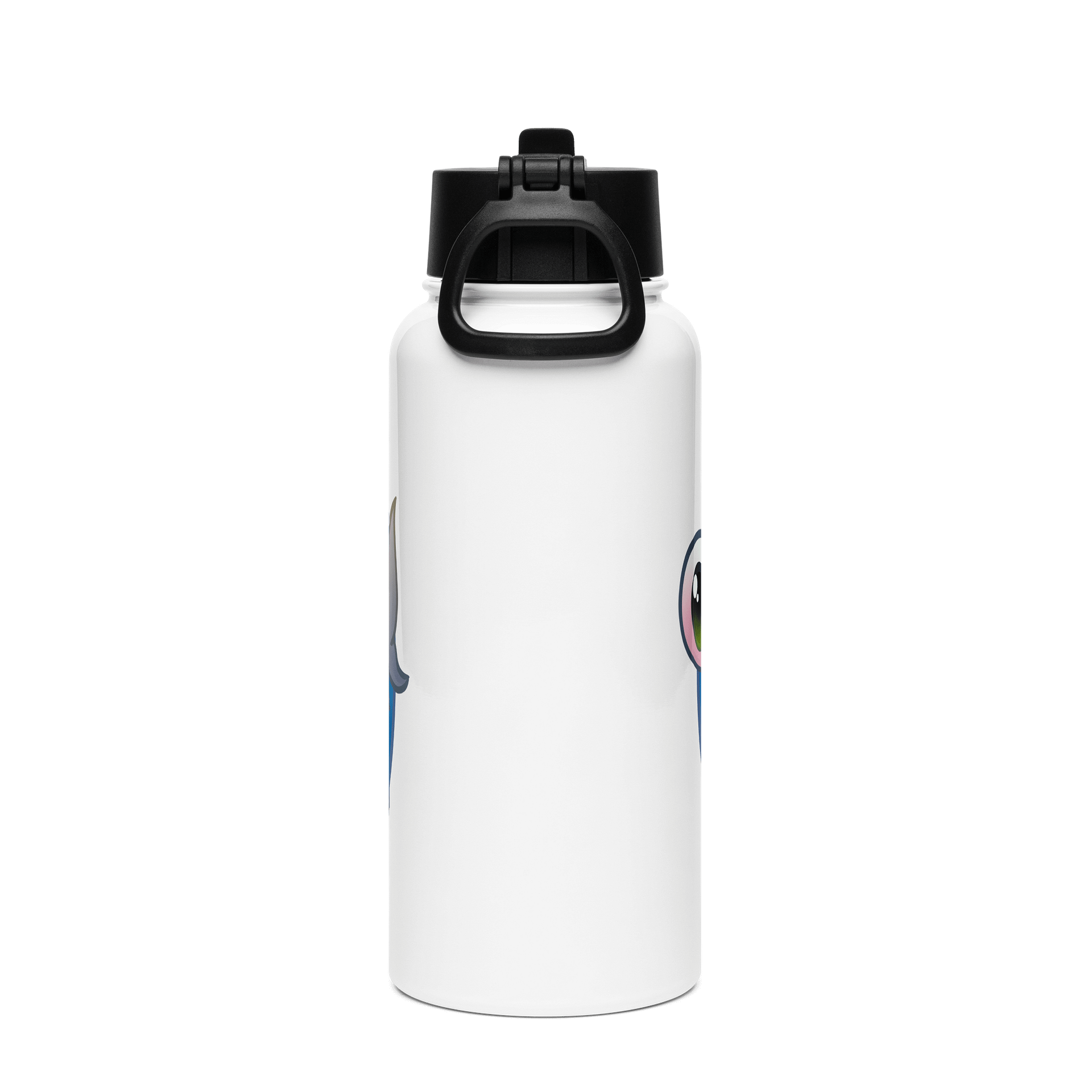 Smiley Shark Stainless Steel Water Bottle product image (2)