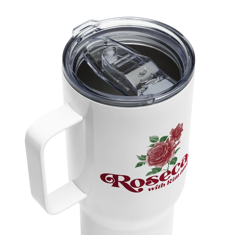 Retro Rose Travel Mug w/ Handle product image (5)