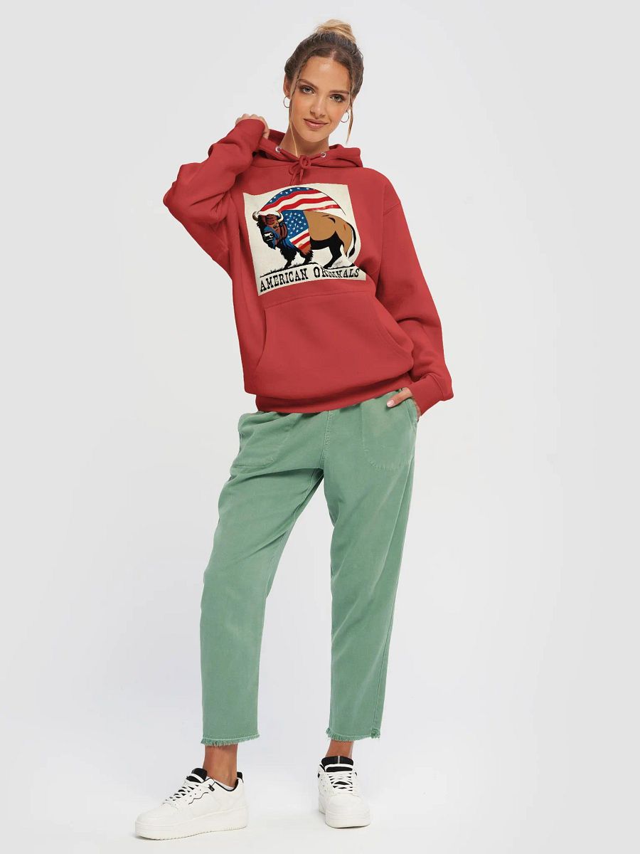 American Original Bison Pull Over Hoodie product image (38)