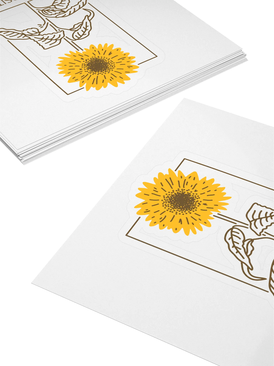 Radiate Positivity Sunflower Stickers product image (4)