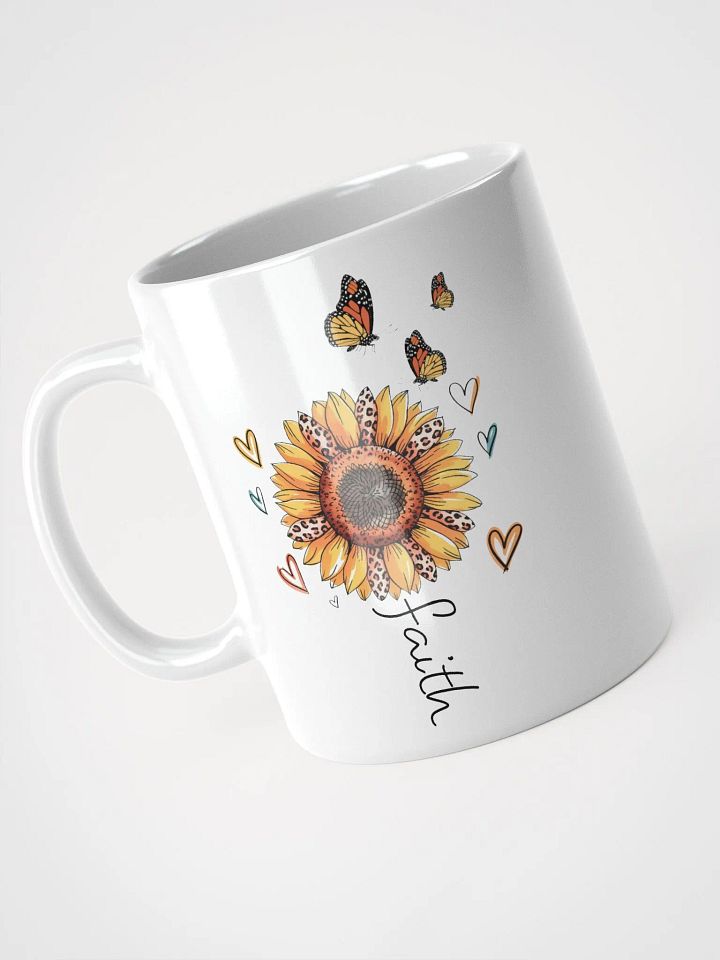 Sunflower Butterfly Faith Mug product image (2)