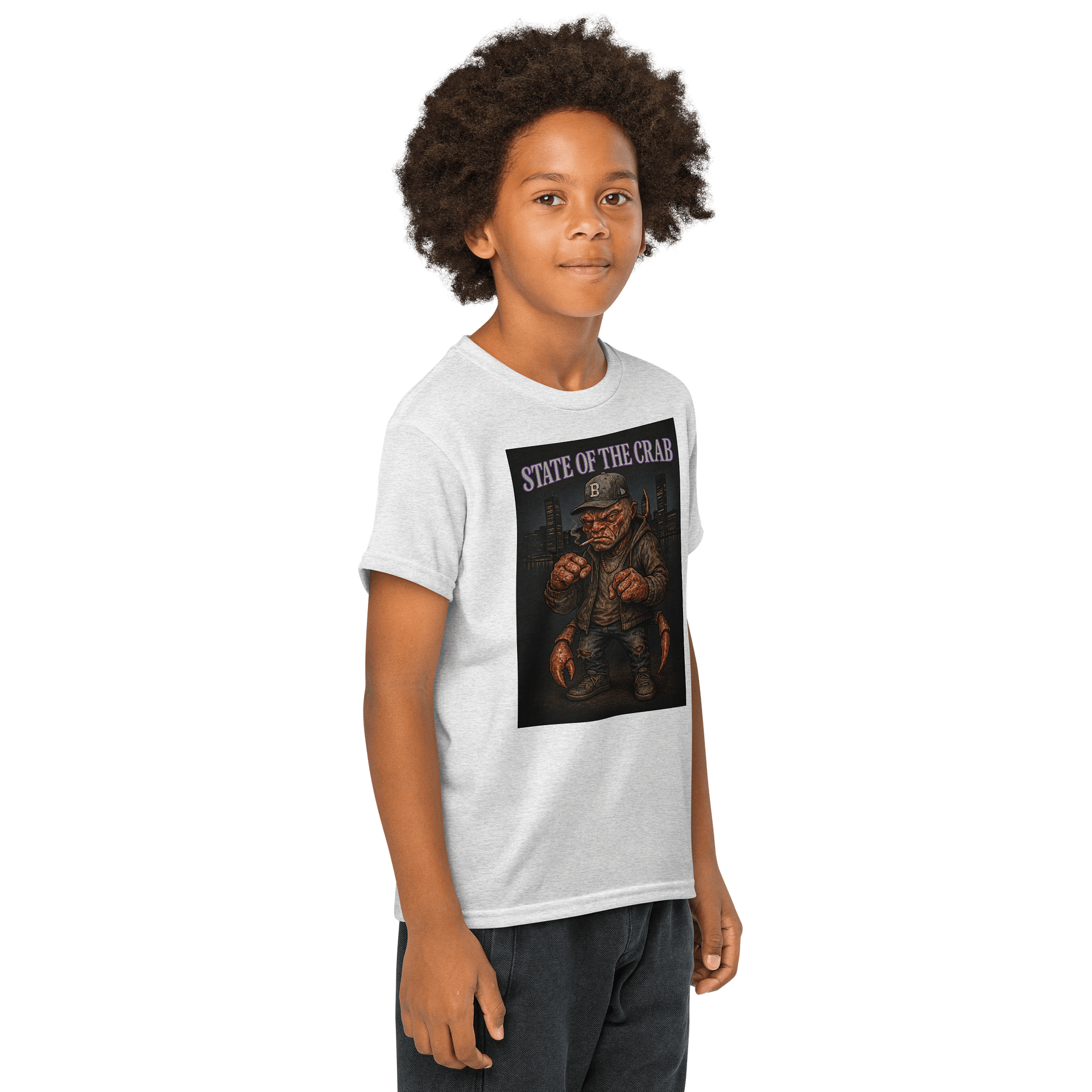 State of the Crab Man Youth Sports Tee product image (69)