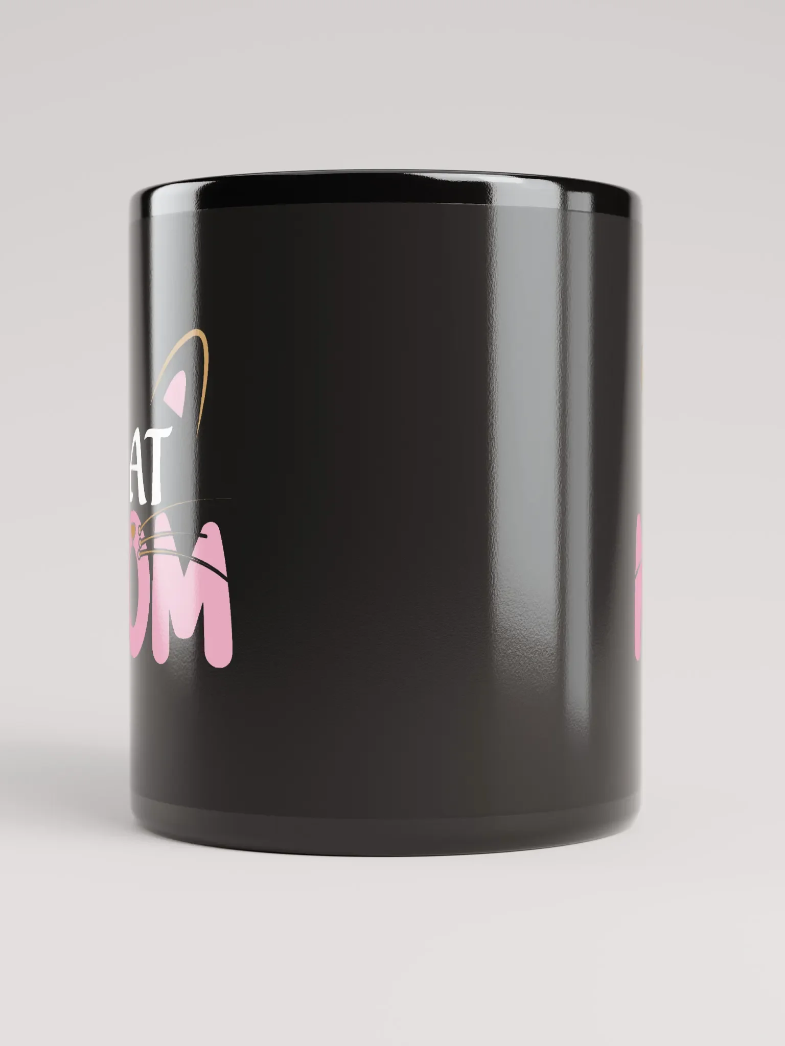 Purrfect Mum Black Glossy Mug product image (10)