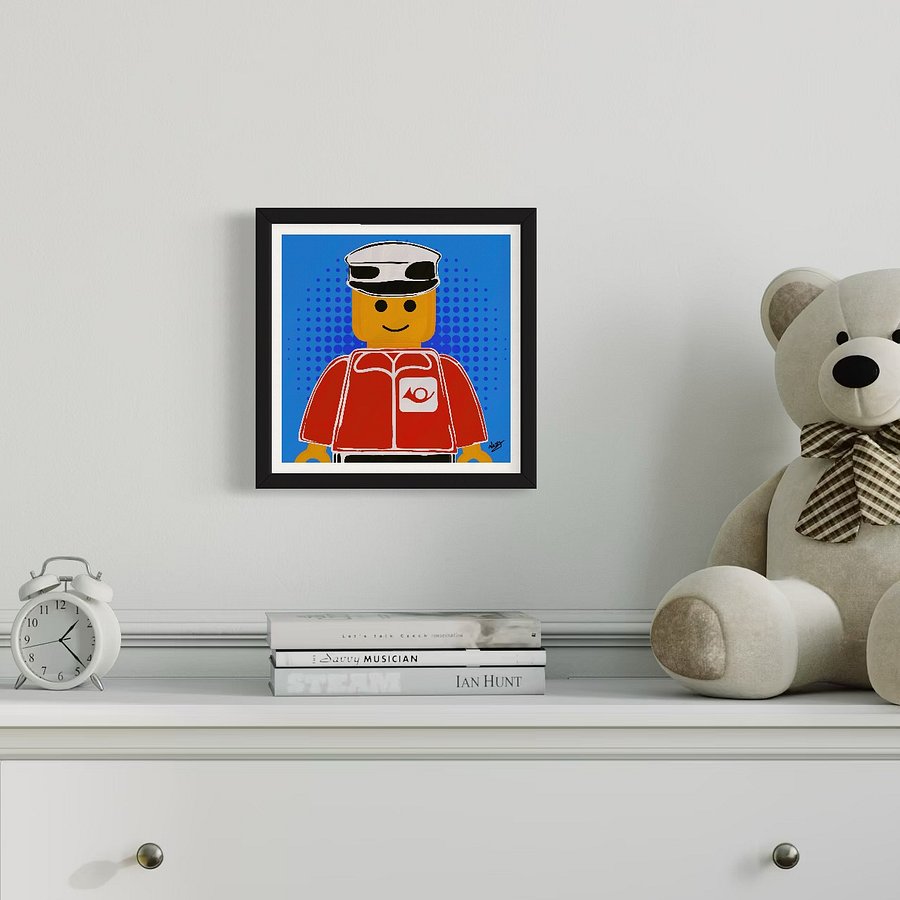 LEGO PEOPLE - Mr Postman (Framed Matte Print) product image (3)