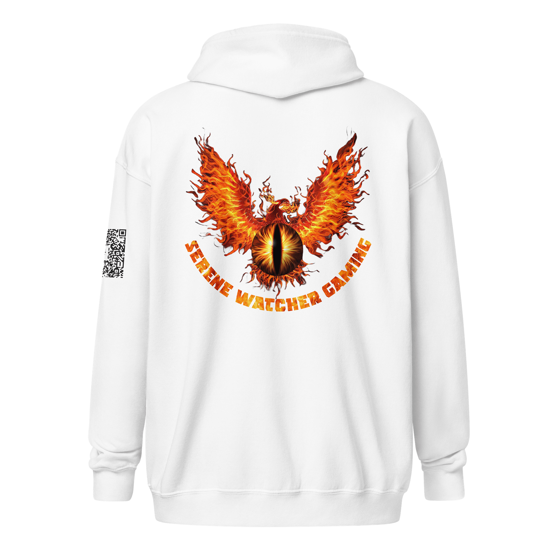 Gildan Zip-up Hoodie in White product image (2)
