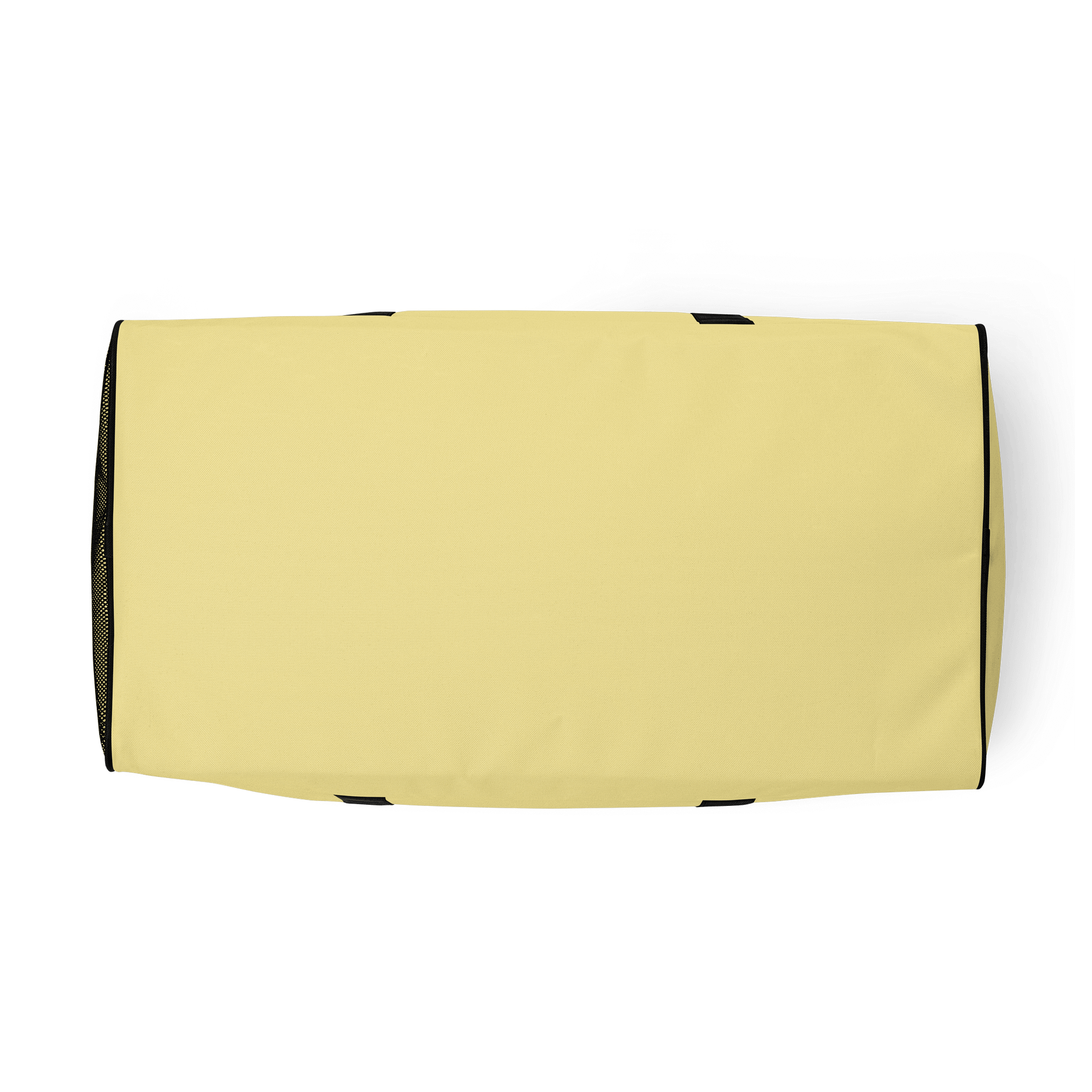 Pastel Yellow Solid Color Duffel Bag product image (5)