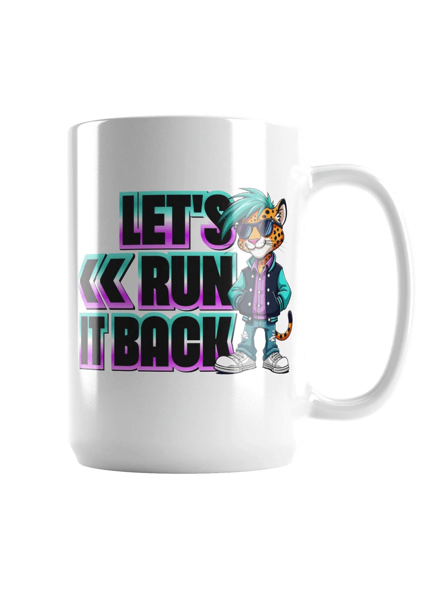 Tyme Striker Cheetah Let's Run It Back Mug product image (1)