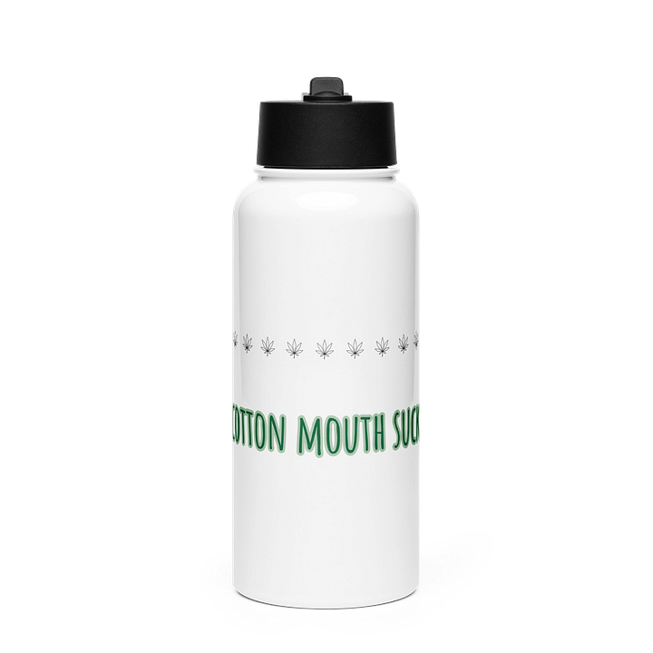 'COTTON MOUTH SUCKS' Stainless Steel Water Bottle - Cotton Mouth Sucks product image (1)