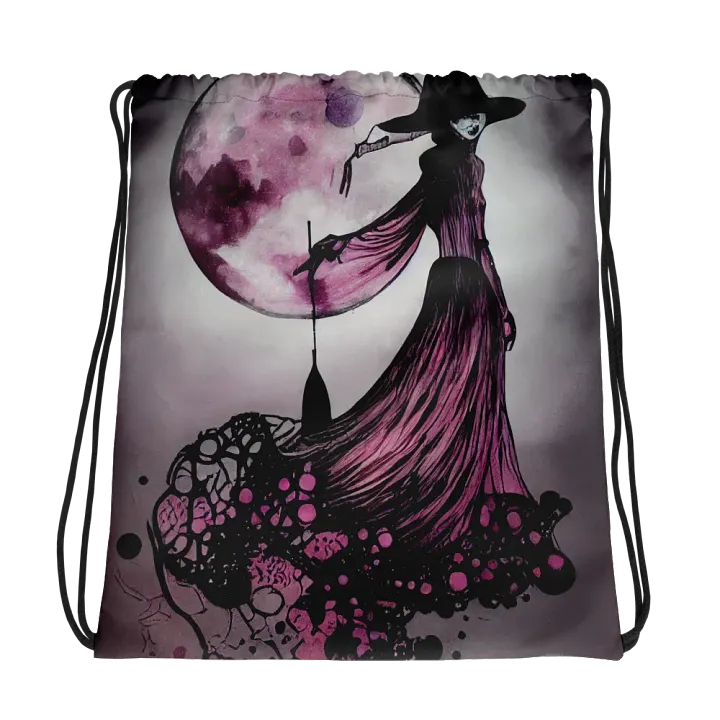 Mystical Moonlight Drawstring Bag product image (1)