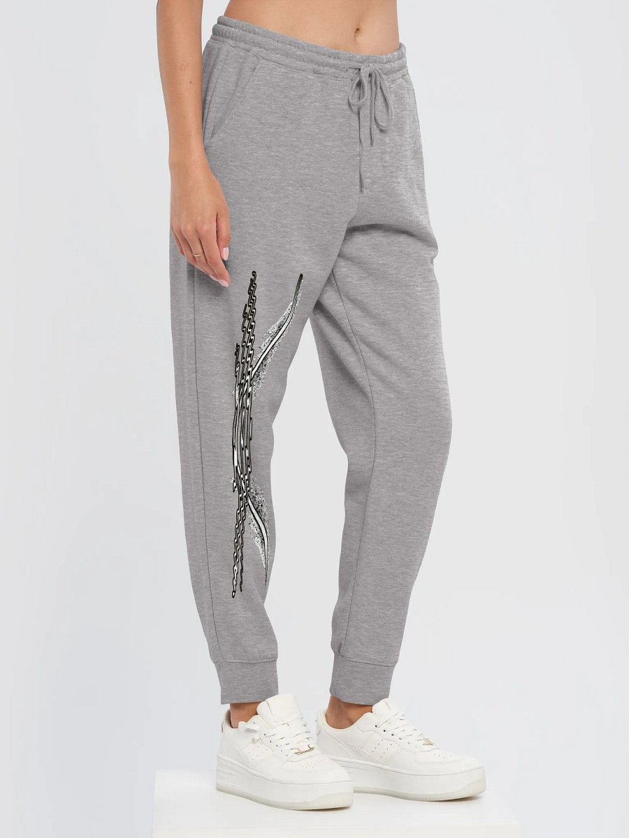 Midweight Fleece Joggers - Black HApex Gear White Logo product image (3)