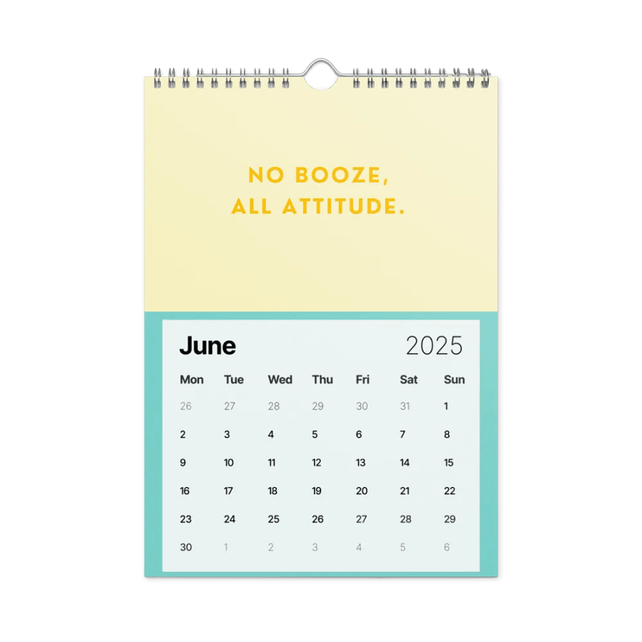 Sobriety Calendar 2025 Funny Sober Sayings product image (9)