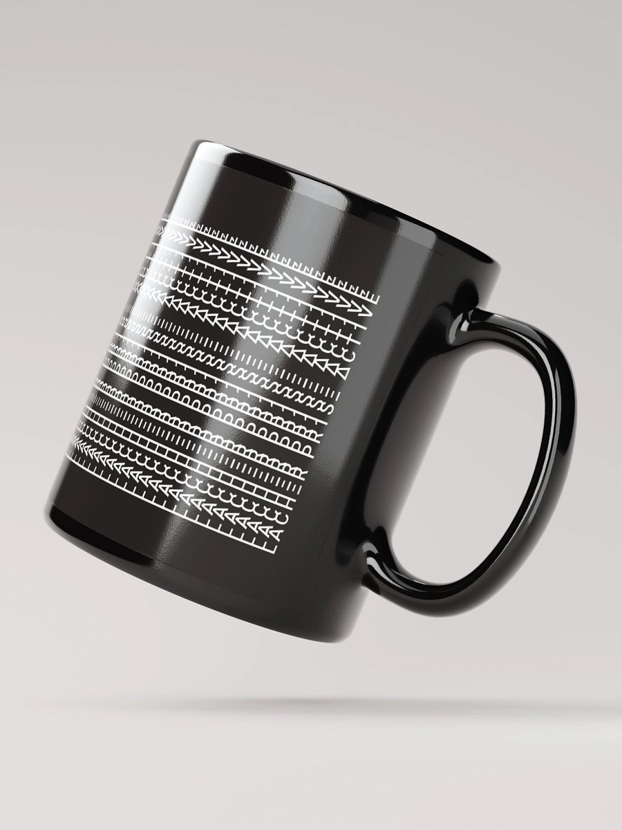 Mug Noir Codé Zen Blanc - Lacher Prise Activé - Cadeau élégant product image (2)