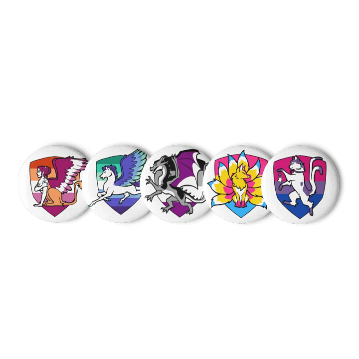 Pride Heraldry Pins: the Sexuality Collection product image (1)