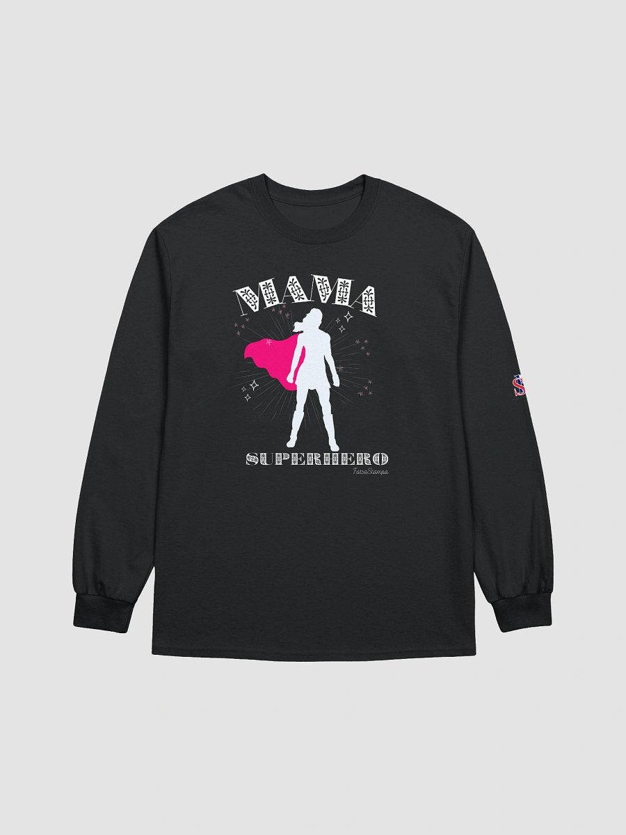 Mama Superhero Empowerment Blooms Long Sleeve Tee product image (1)