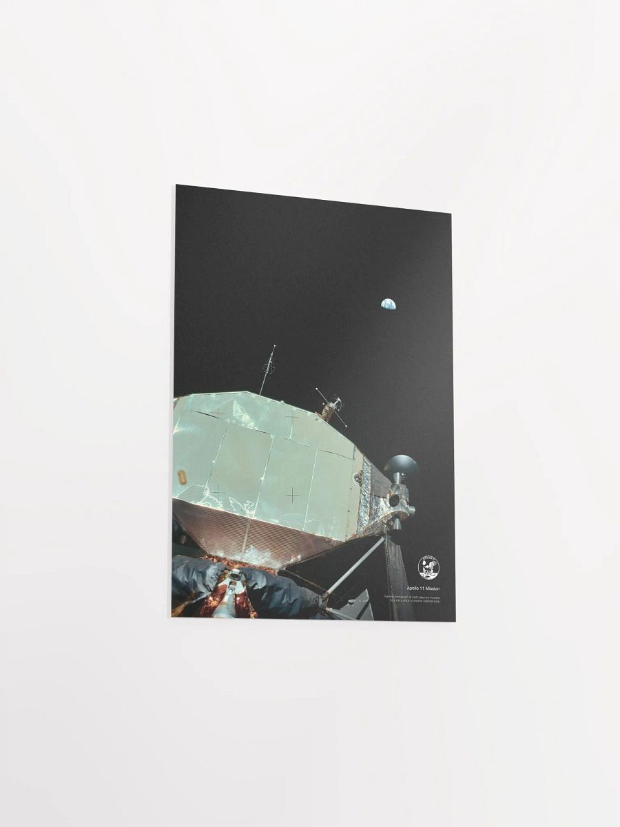 NASA Apollo 11: View of Earth, 1969 — space poster, space art, photo poster, NASA print, space wall decor product image (9)