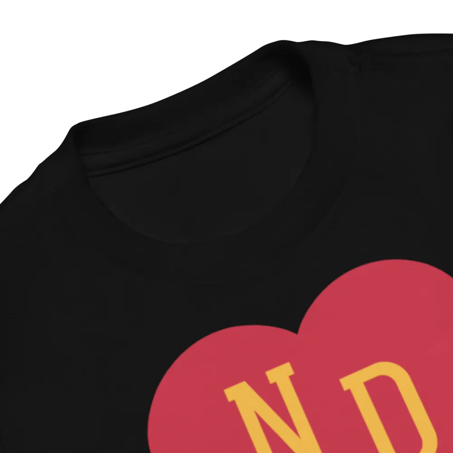 ND Heart Red Unisex Toddler T-shirt product image (3)