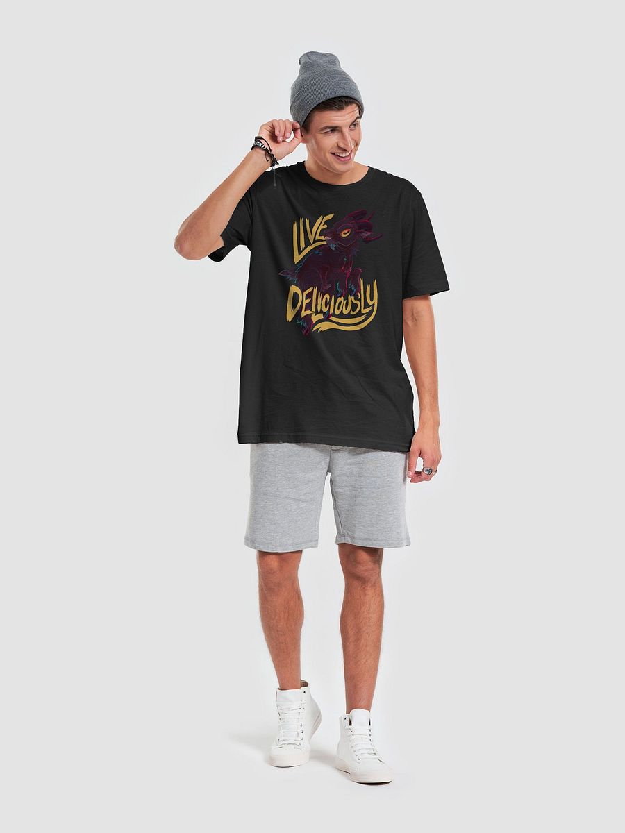 LIVE DELICOUSLY | Front printed Tee [ PRINT ON DEMAND ] product image (6)