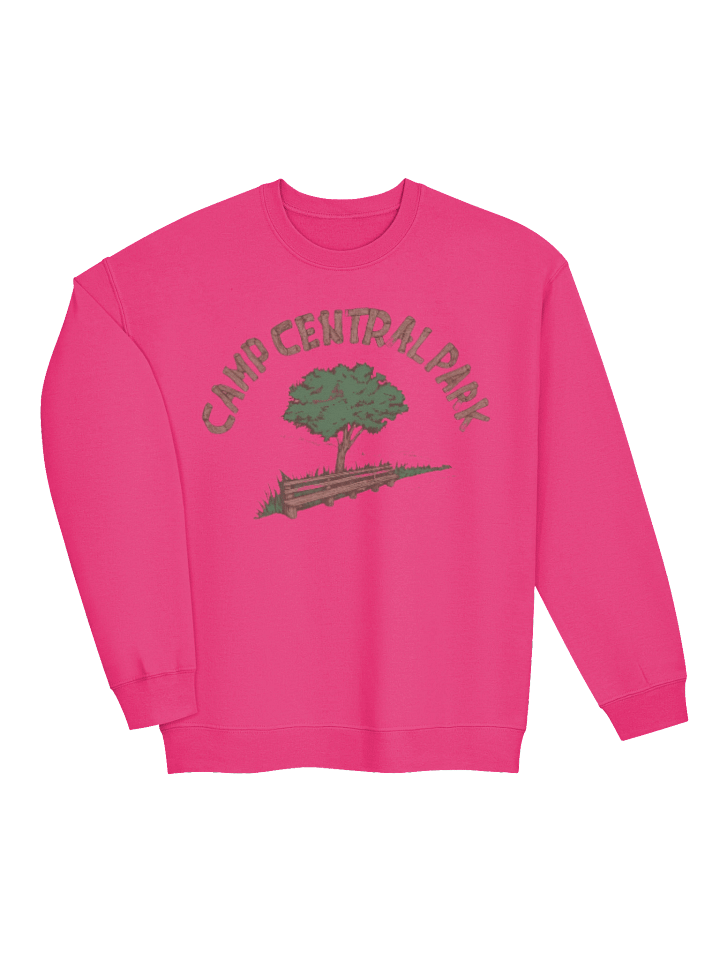 Camp Central Park 1981 Pink Fleece Sweatshirt product image (2)