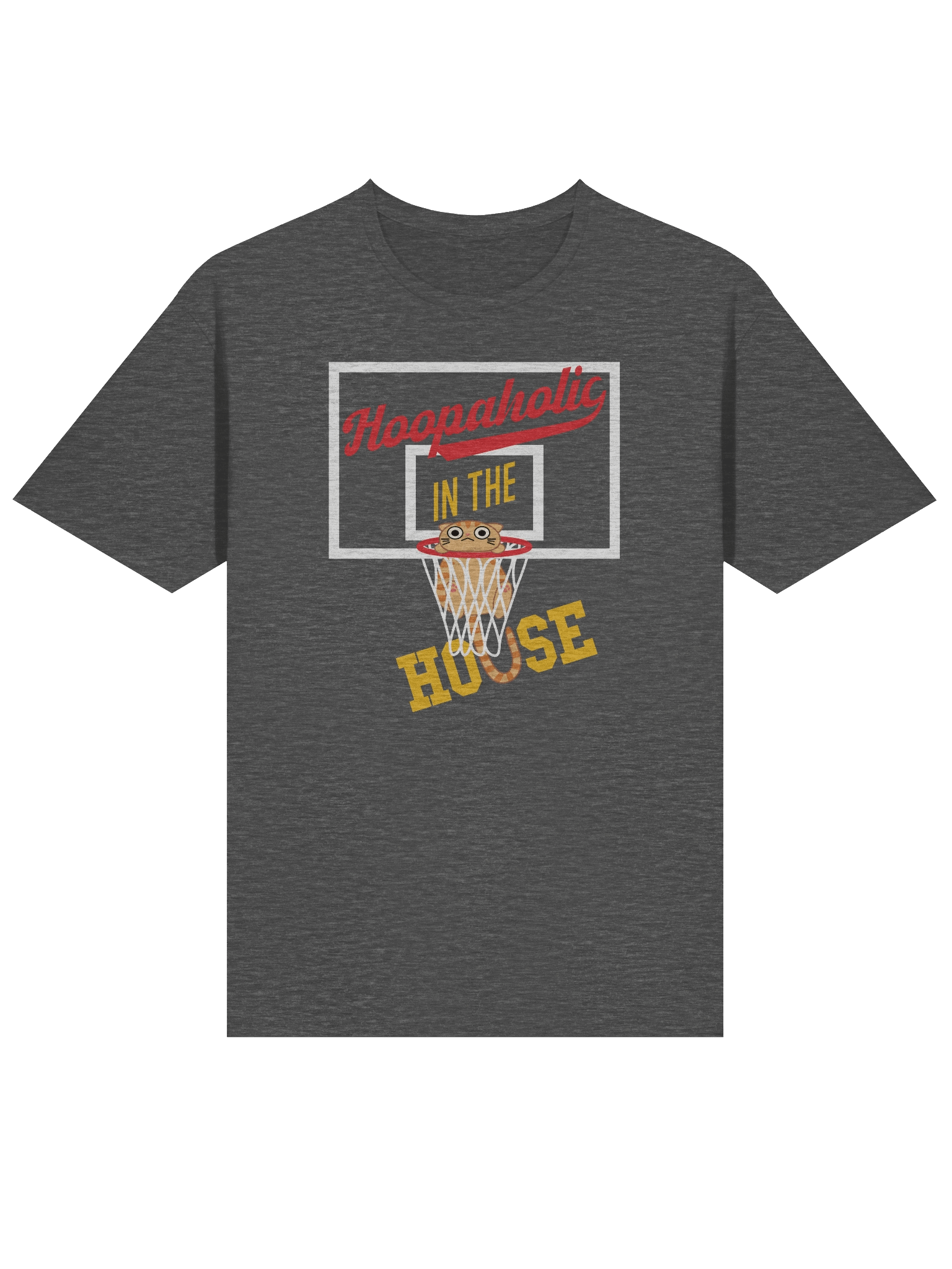 Basketball Cat (Hoopaholic IN THE HOUSE) - Unisex Adult Super Soft Lightweight T-shirt product image (1)