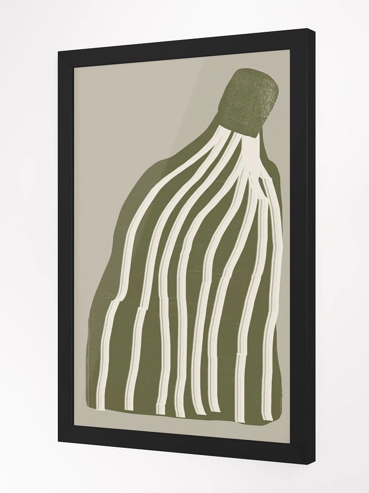 Roots of Abstraction Framed Poster | Minimalist Nature-Inspired Wall Art | Modern Abstract Design for Contemporary Spaces product image (1)
