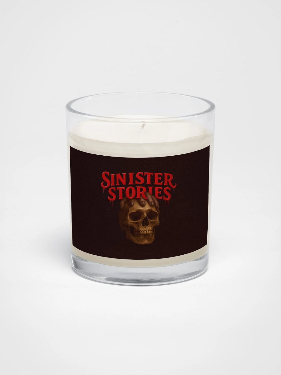 Sinister Stories Skull Logo Candle product image (1)