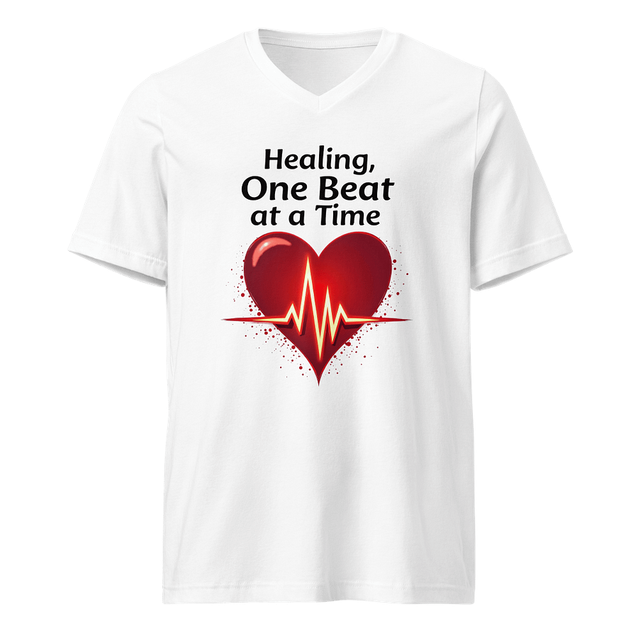 Heartbeat Healing V-Neck Tee product image (1)