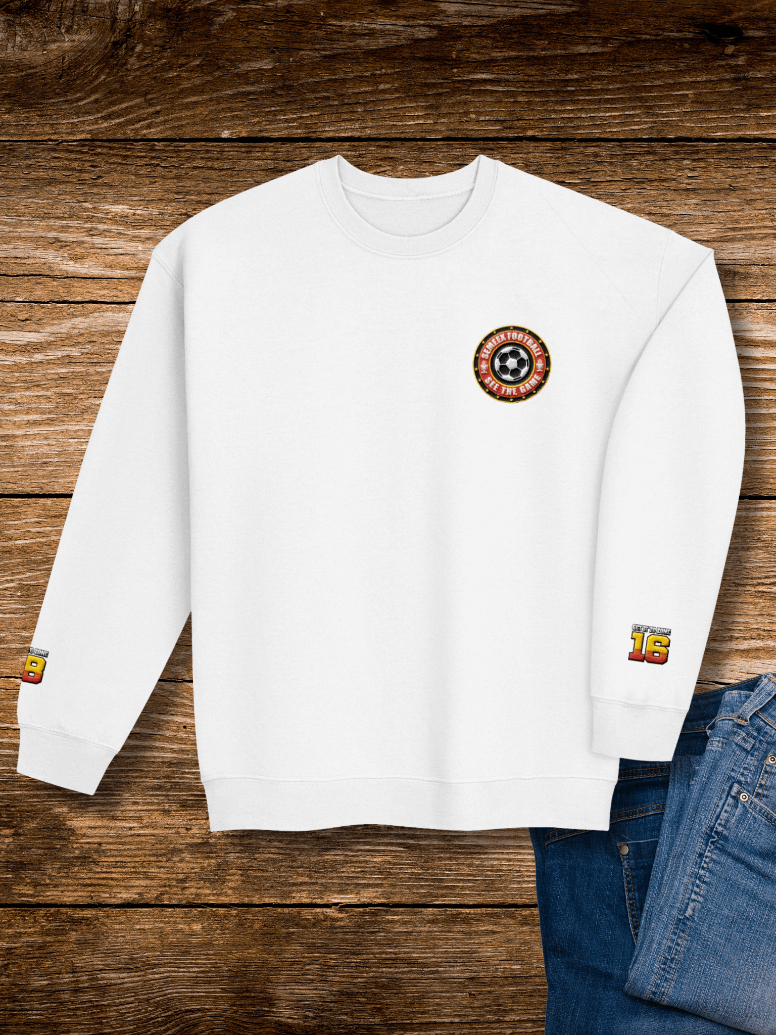 Semeex Football Icon Gildan Classic Crewneck Sweatshirt product image (64)