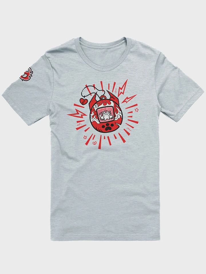 Heartbreaker Virtual Meow // T-Shirt - Black and Red - Light Mode product image (1)