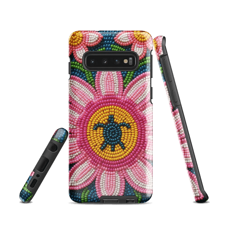 Turtle Flower Faux-Beadwork Samsung® Tough Case product image (1)
