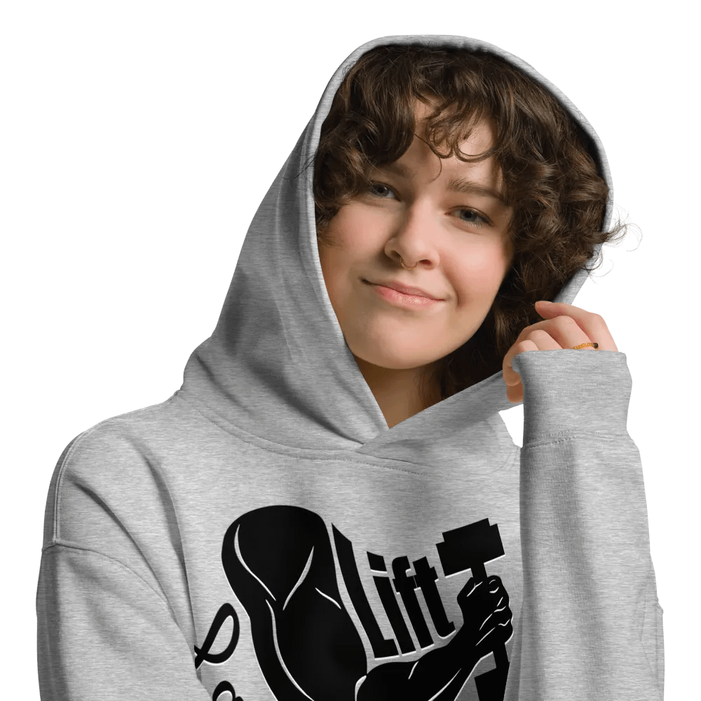 Lift Laugh Love Dark Mode Flex Pump Cover Hoodie product image (9)