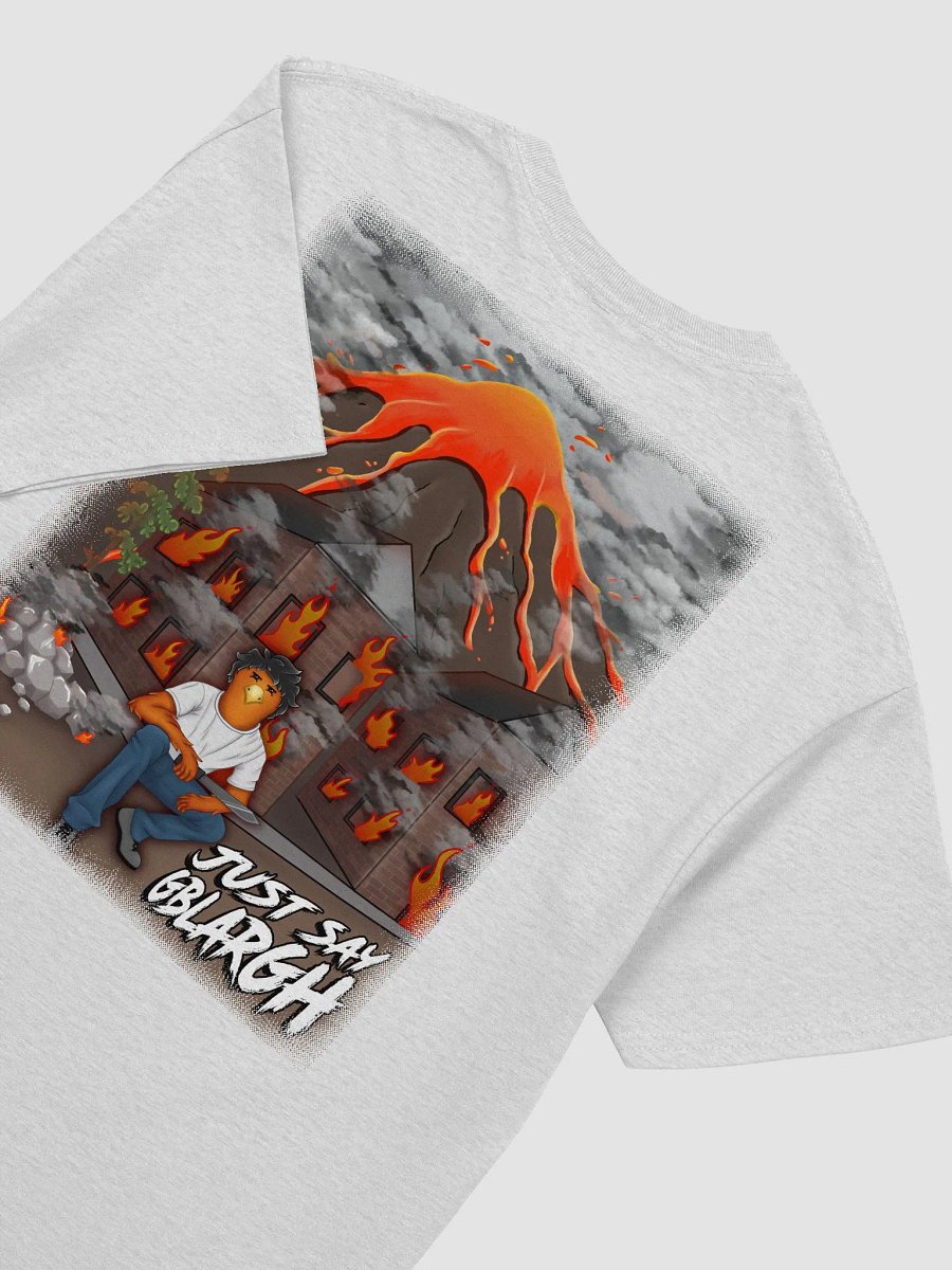 Just Say Gblargh! Distressed Art TShirt product image (4)