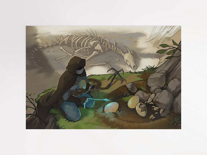 Dragon Dowswer Cover Art (12x18) product image (1)