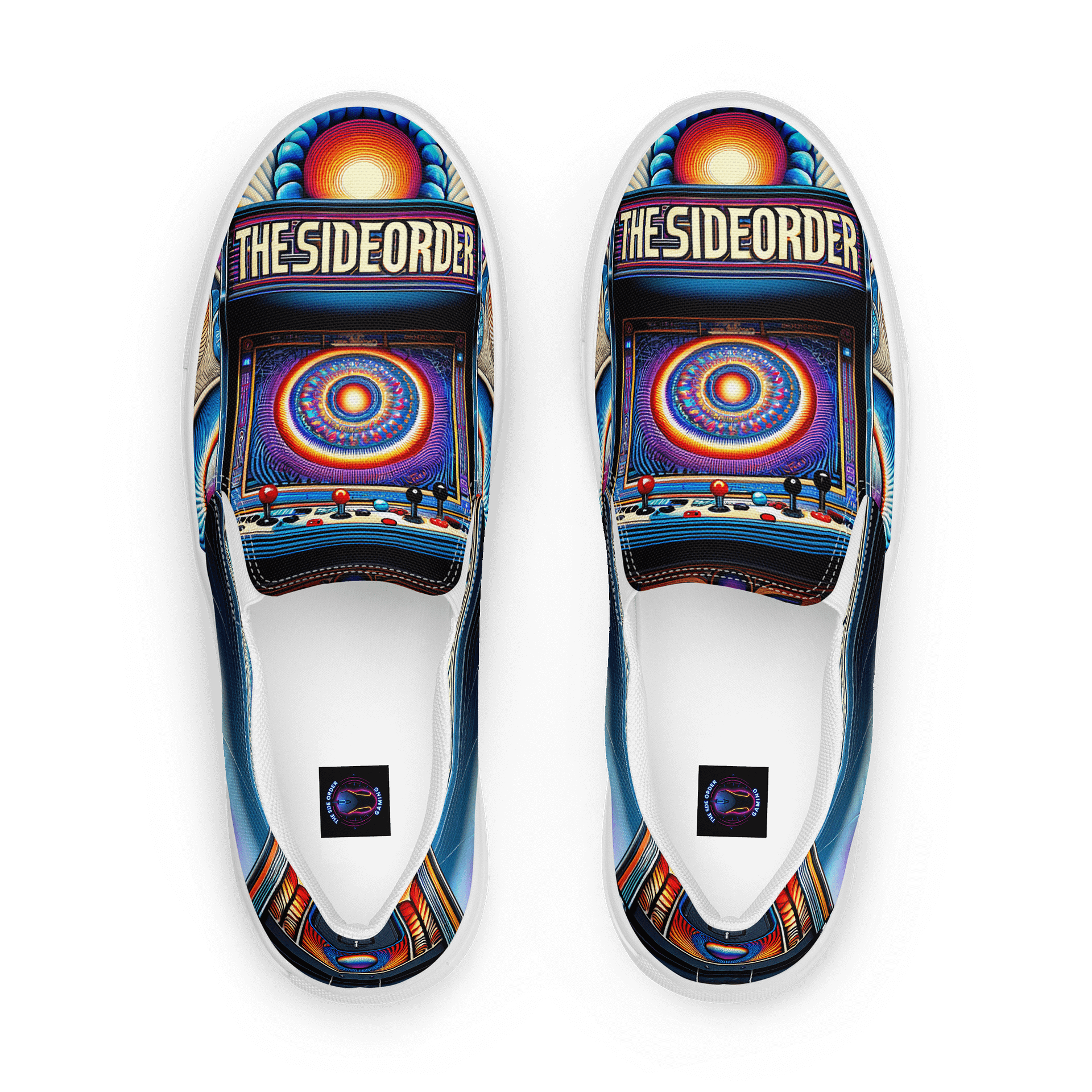Psychedelic Arcade Men's Slip-Ons product image (1)