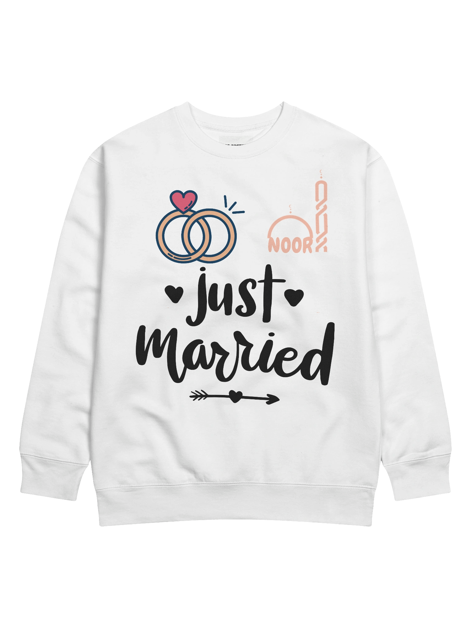 Just Married Premium Americana Crew product image (1)