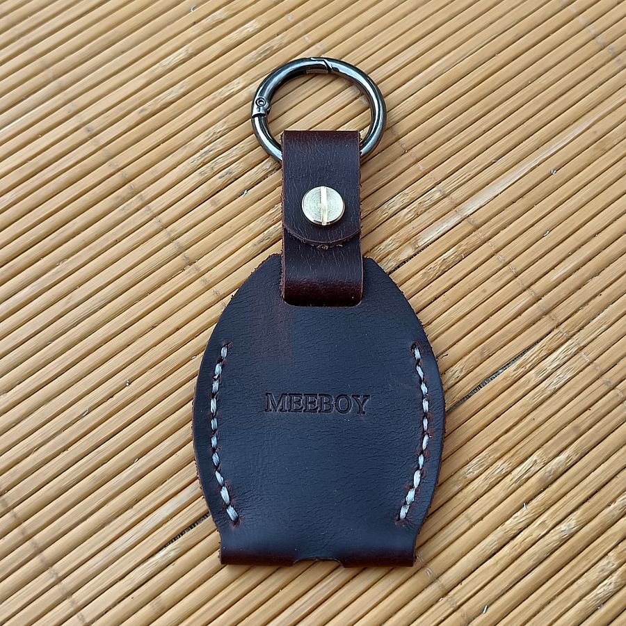 MEEBOY Handmade Keychain Leather Protective Key Holder,broken car key sleeve product image (8)