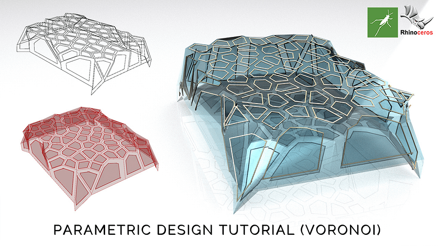 Voronoi Pattern Parametric Furniture Design Grasshopper Rhino Files Download product image (1)