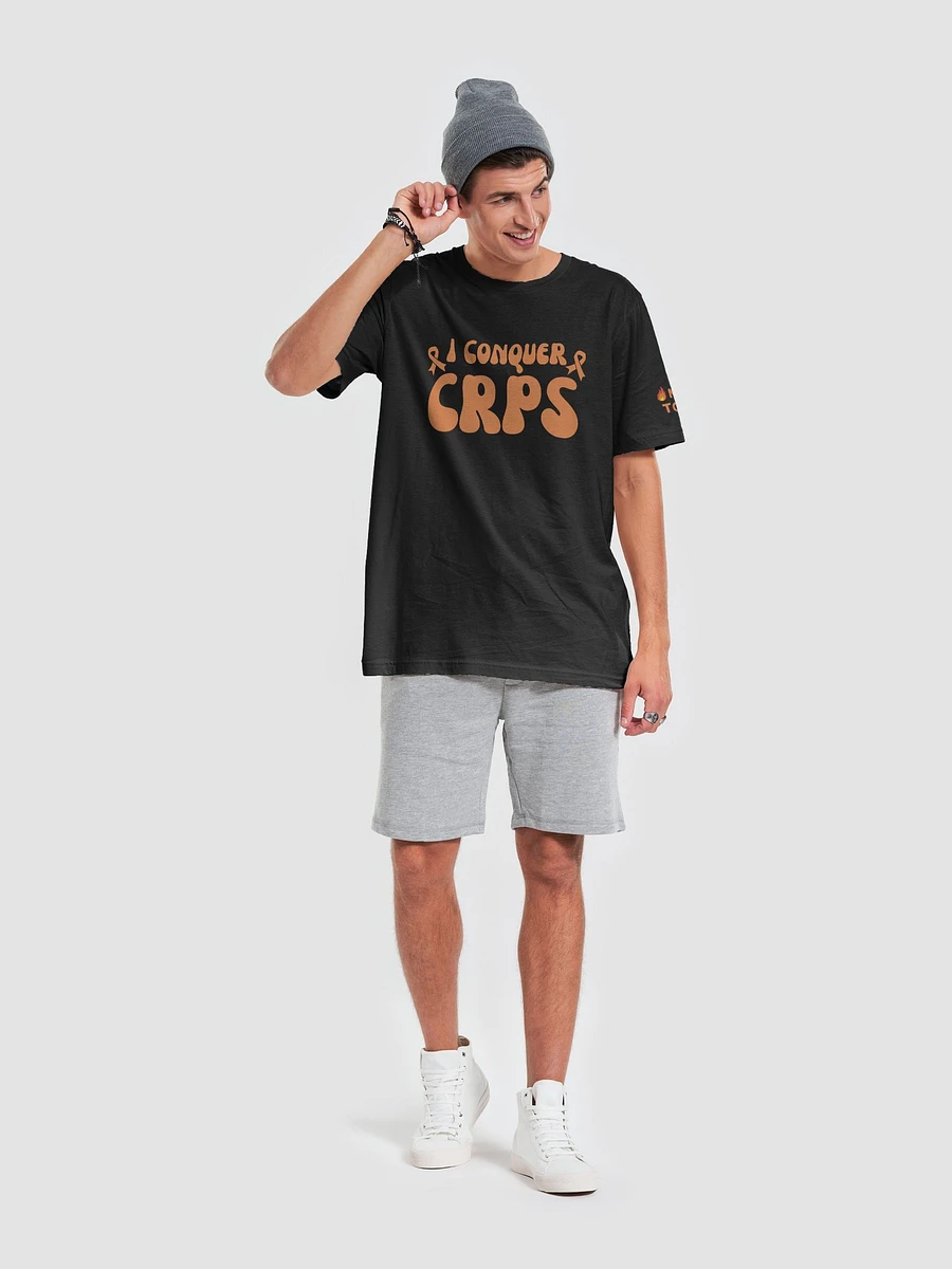 Bold 'I Conquer CRPS' Do Not Touch LEFT Arm T-Shirt (Unisex) product image (59)