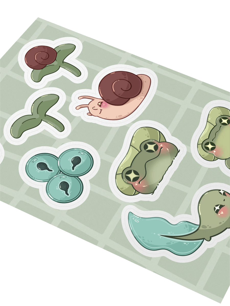 Snorburt and Bepis sticker sheet product image (2)
